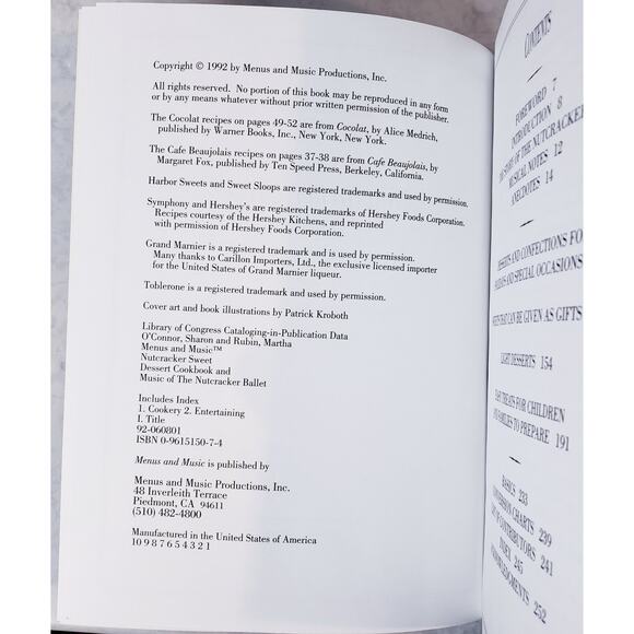 NEW 1992 Nutcracker Sweet: Dessert Cookbook & Music of the Nutcracker (Cassette) - Picture 6 of 11